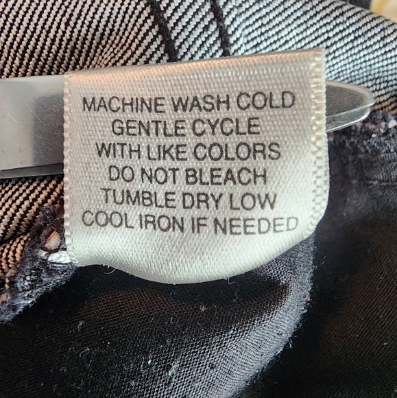 CHRISTOPHER & Banks black 5 pocket denim jeans SZ 14 - Picture 7 of 8